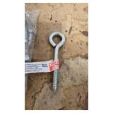 Stanley Large Screw Eye Hooks - Galvanized Steel
