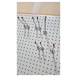Retail Pegboard Display Hook Set
