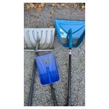 Snow Removal Tool Set with Shovels and Push Broom