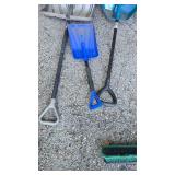 Snow Removal Tool Set with Shovels and Push Broom
