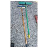 Professional Push Broom Set with Extension Handles