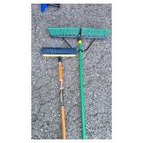 Professional Push Broom Set with Extension Handles