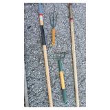 Vintage Garden Tool Collection Set