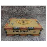 Vintage King Edward Invincible Cigar Box