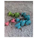 Vintage Ceramic Drawer Knobs Set
