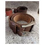 Vintage Leather Belt Collection