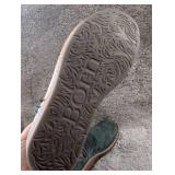 Born Teal Suede Ankle Boots - Size 8 (stock photo color varies)