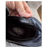 Me Too Black Suede Chelsea Ankle Boots - Size 8.5