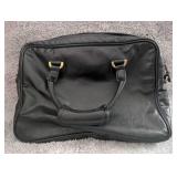 Kansas Jayhawks (KU) Vintage Leather Laptop Bag