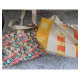 Vintage Floral Canvas Tote Bag  + Pattern Tote Bag