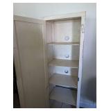 Vintage Tall Wooden Cabinet - 67x16x21 in