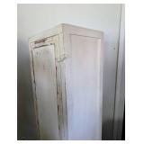 Vintage Tall Wooden Cabinet - 67x16x21 in