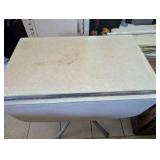 Vintage Formica Kitchen Table with Chrome Legs - 30 x 48 in