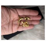 Two-Tone Earring Set - 2 Pairs
