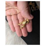 Two-Tone Earring Set - 2 Pairs