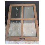 Wooden Window Photo Frame - 24 in