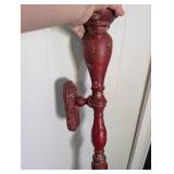 One Iron Wall-Mounted Candle Holder -34 in