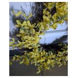 Spring Forsythia Grapevine Wreath - 20 in
