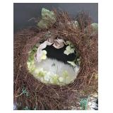 Elegant Hydrangea Grapevine Wreath - 18 in