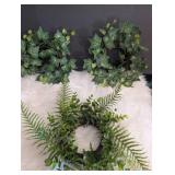 Artificial Mixed Greenery Grapevine Mini Wreaths - 3 ct