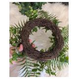 Artificial Mixed Greenery Grapevine Mini Wreaths - 3 ct