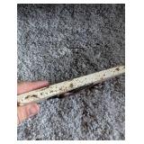 Running Horse Travertine Tile Decor -6x4 in
