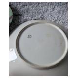 French Hand-Painted Floral Plates - 2 ct