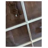 Large Vintage White Wood Window Frame - 36x27 in