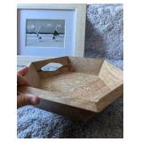 Picture Frame + Decorative Wooden Tray