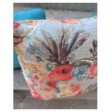 Sunbrella Indoor/Outdoor Decorative Pillows Set - Turquoise & Floral
