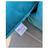 Sunbrella Indoor/Outdoor Decorative Pillows Set - Turquoise & Floral