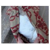 Red Pattern Decorative Throw Pillows - 3 ct