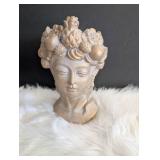 Elegant Classical Candle Holder Bust