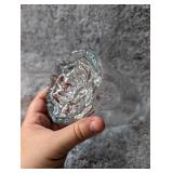 Clear Glass Textured Vases - 2 ct