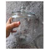 Clear Display Glass Jars - 2 ct