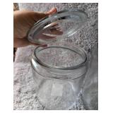 Clear Display Glass Jars - 2 ct