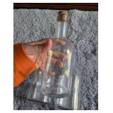 Small Clear Glass Bottles - 3ct