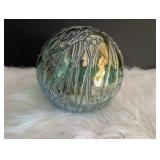Iridescent Glass Ball Light