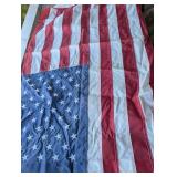 Flag Holder + 2 USA Flags