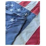 Flag Holder + 2 USA Flags