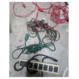 Multi-Outlet Power Strip Bundle with Extension Cords