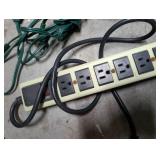 Multi-Outlet Power Strip Bundle with Extension Cords