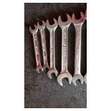 Sears Professional Open End Wrench Set