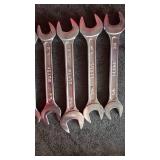 Sears Professional Open End Wrench Set