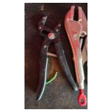 Set of 3 Professional Locking Pliers