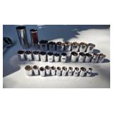 Sears Craftsman Chrome Socket Set