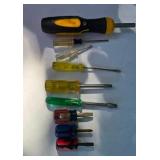 Multi-Color Lucite Handle Craftsman Screwdriver Set