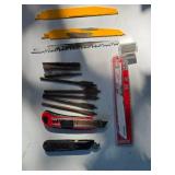 Mixed Reciprocating Saw Blade Set with Utility Knives