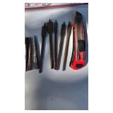 Mixed Reciprocating Saw Blade Set with Utility Knives