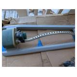 Vintage Orbit Traveling Lawn Sprinkler + Spike Sprinklers